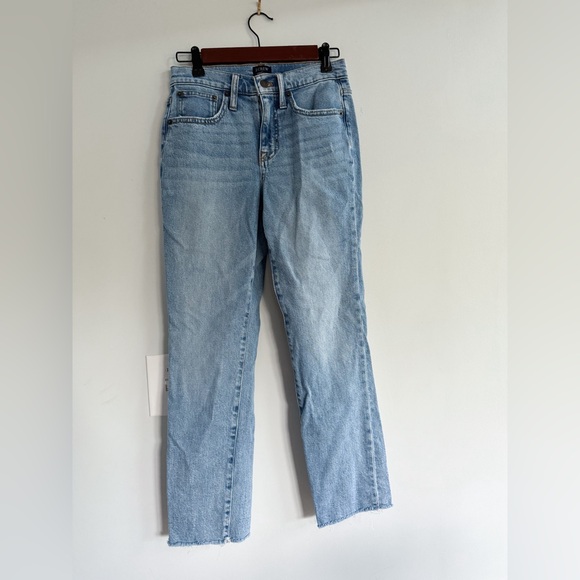 J. Crew Essential Straight Jean in all-day stretch - Picture 3 of 5